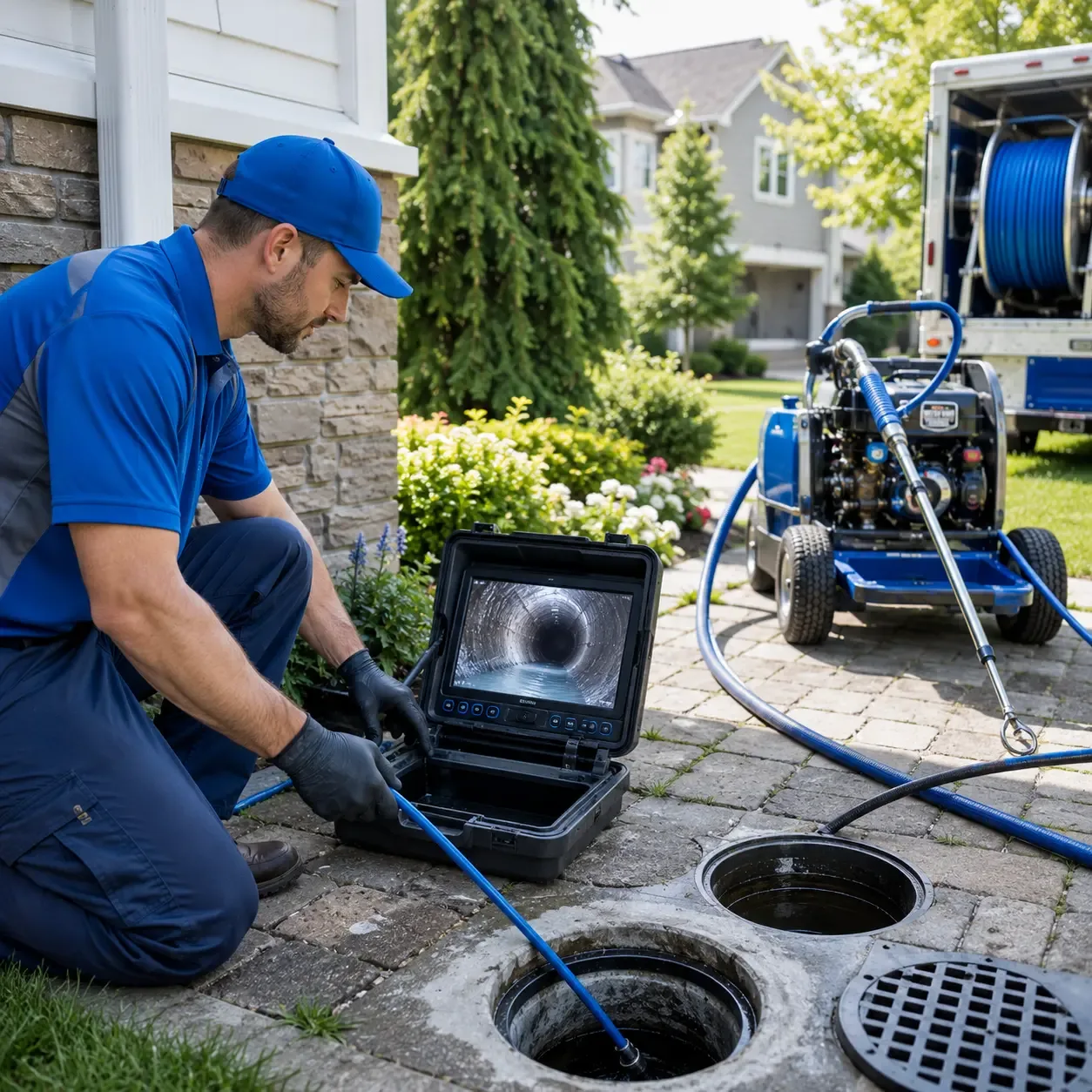 Outdoor drain cleaning professionals serving Bakersfield, CA